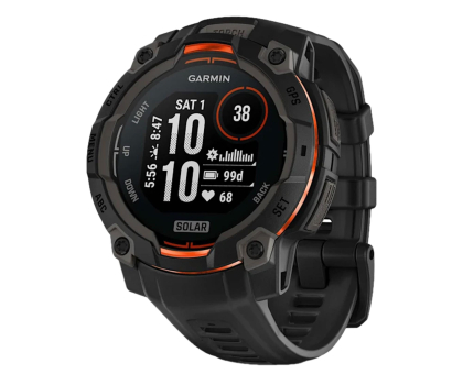 Zegarek sportowy Garmin Instinct 3 Solar 45mm Black